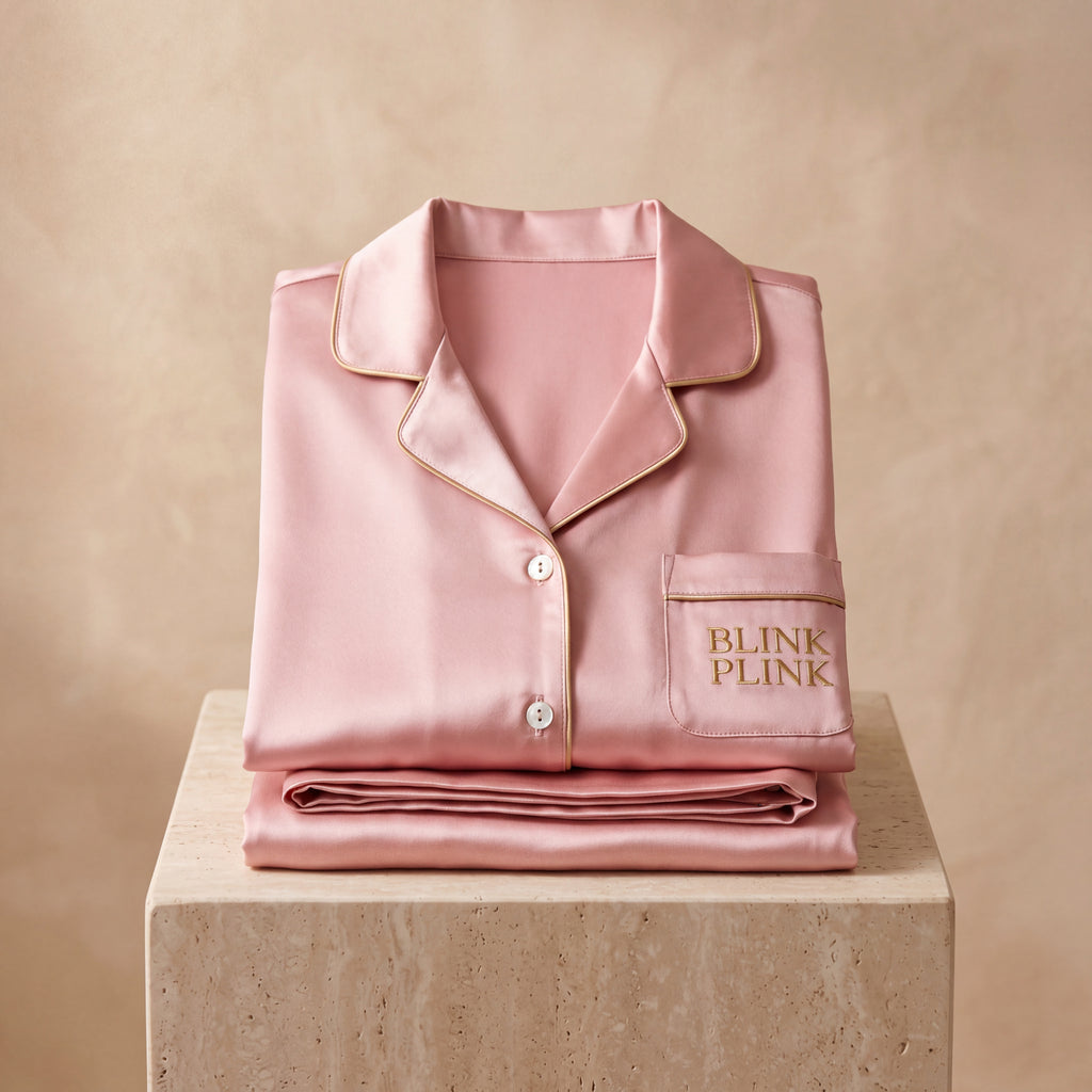 BLINK PLINK Silk Pajama Set